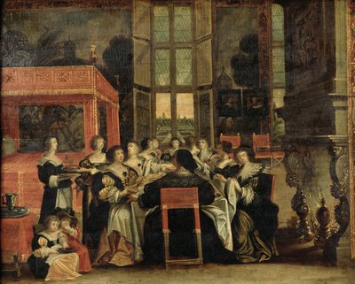 A Conversation Between Women by Abraham Bosse